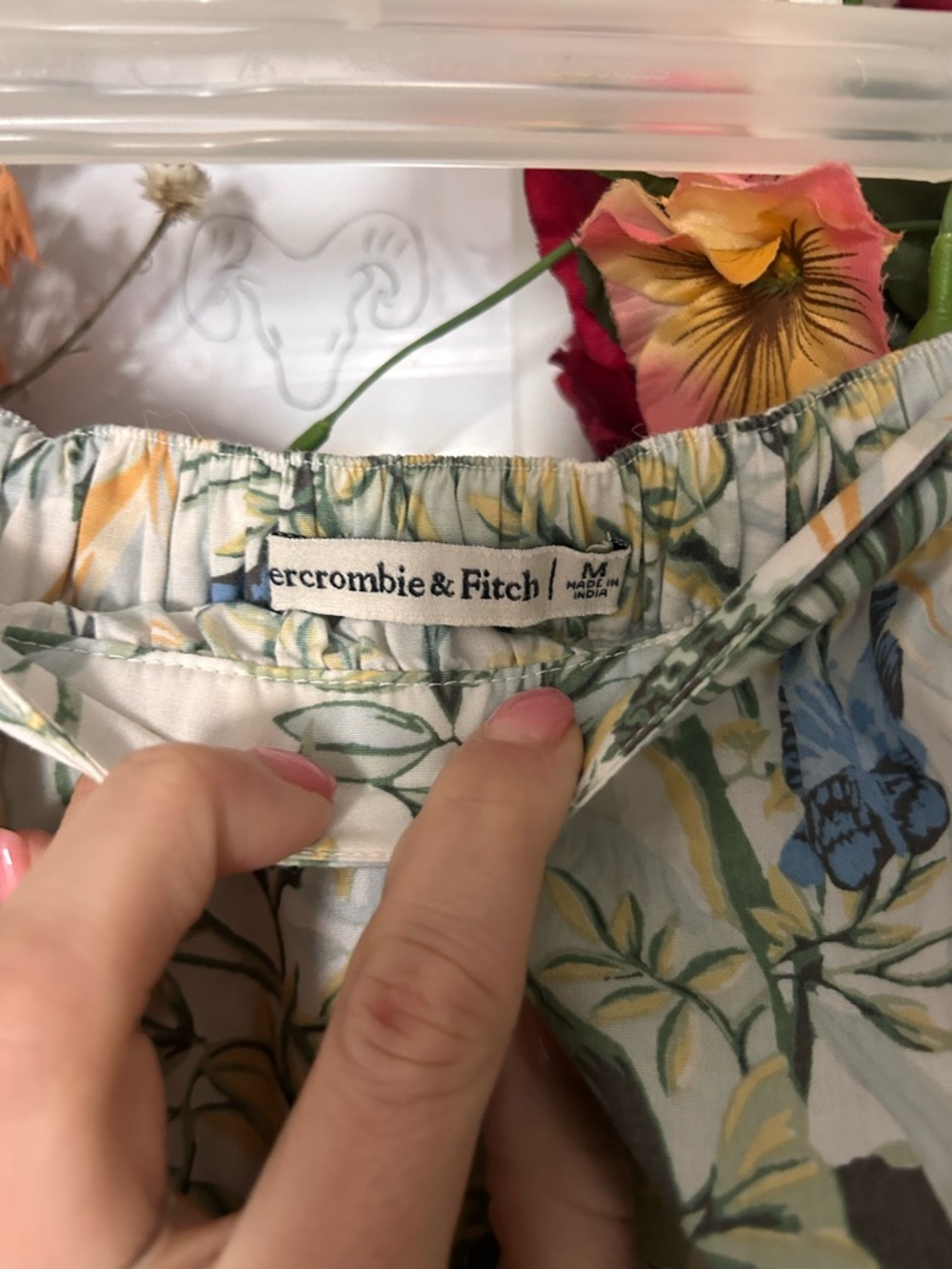 Abercrombie & Fitch floral set sz M - Picture 11 of 11